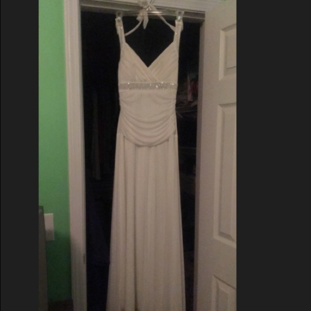 White prom Dress